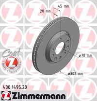 Тормозной диск 430.1495.20 Zimmermann
