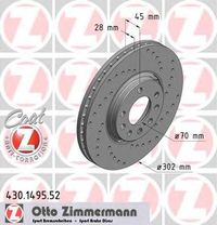 Тормозной диск 430.1495.52 Zimmermann