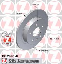 Тормозной диск 430.2617.20 Zimmermann