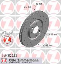 Тормозной диск 440.3120.52 Zimmermann