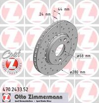 Тормозной диск 470.2433.52 Zimmermann