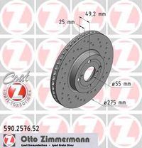 Тормозной диск 590.2576.52 Zimmermann