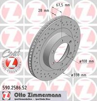 Тормозной диск 590.2586.52 Zimmermann