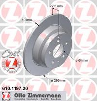 Тормозной диск 610.1197.20 Zimmermann