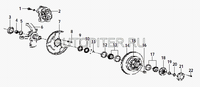 Фланец привода переднего колеса GW HOVER, SAFE F1, 3001101K01 Great Wall