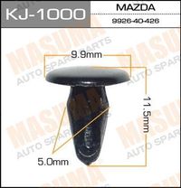 покер пластмассовый крепежный KJ-1000 Masuma 1шт KJ1000 Masuma