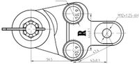 Опора шаровая правая передней подвески для Lexus ES 2012> ST-43330-39775 Sat