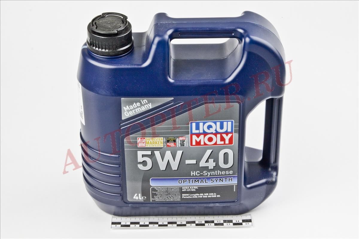 Купить Моторное масло LIQUI MOLY Optimal Synth SAE 5W-40 3926 Liqui .