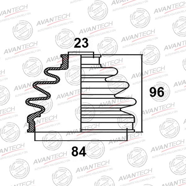 Пыльники привода bd0203 Avantech