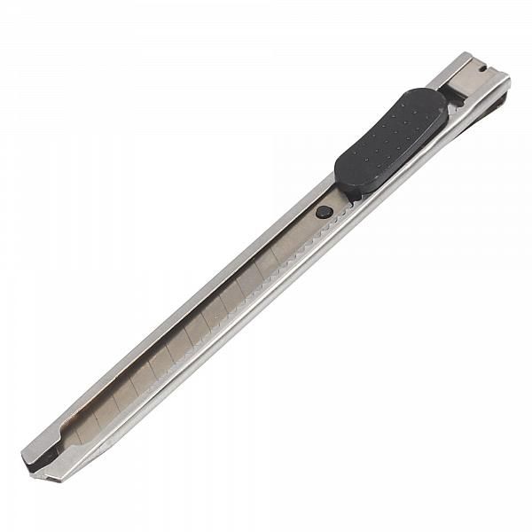 Нож с выдвижным сменным лезвием металл 9мм(2106) atay002 Airline