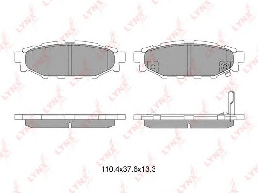 Колодки тормозные задние дисковые к-кт SUBARU FORESTER / IMPREZA LYNX BD7103