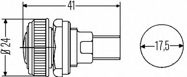 Сигнализатор 2AA 001 200-041 Hella