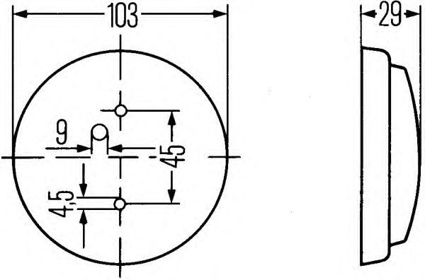 Oсвещение салона 2JA 003 231-001 Hella