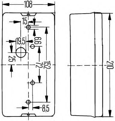 Задний фонарь 2VA 006 040-291 Hella