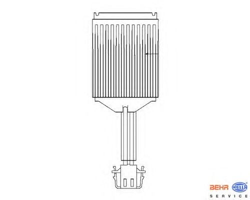 Регулятор, вентилятор салона 5HL 351 321-281 Hella