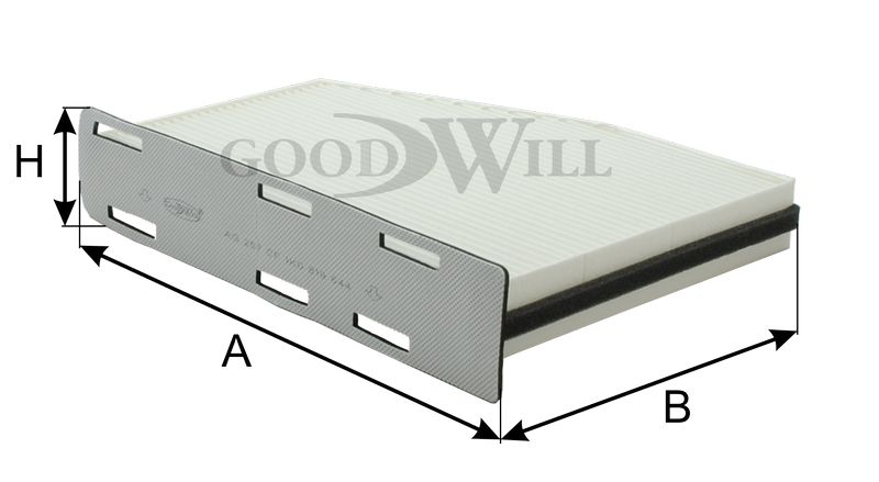 Фильтр салонный AG257cf Goodwill