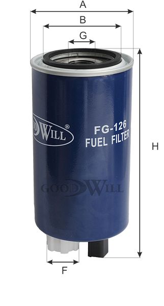 Фильтр топливный. FG126 Goodwill