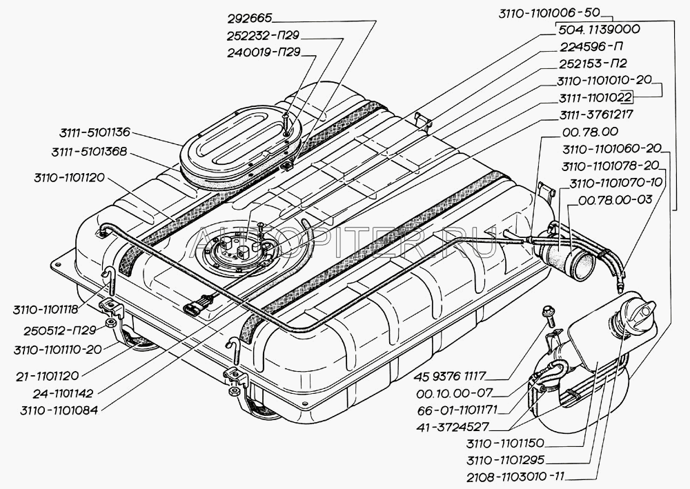 Бак топливный ГАЗ 31105 под погружной насос. Система топливного бака на ГАЗ 31105 Крайслер. Крепление топливного бака ГАЗ 31105 Крайслер. Крепление бака ГАЗ 31105. Бак топливный 31105