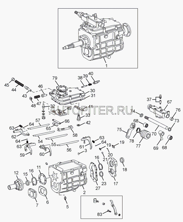 Сальник КПП первичного вала ТАТА 613 Е2/Е3 250526257808 Tata