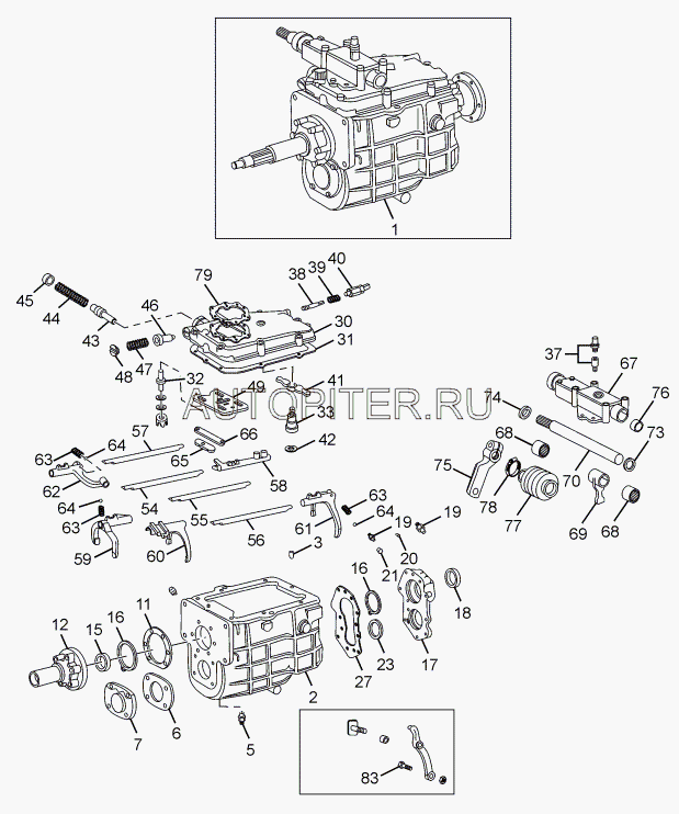 Сальник КПП первичного вала ТАТА 613 Е2/Е3 250526257808 Tata