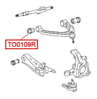 Сайлентблок переднего рычага передний для Toyota HiAce H200 2005> TO0109R Vtr