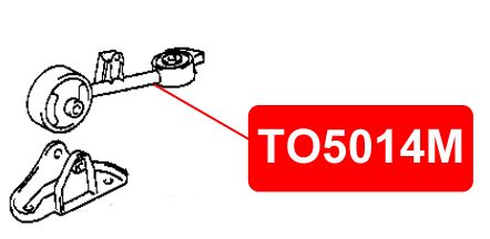 Подушка двигателя, верхняя to5014m Vtr