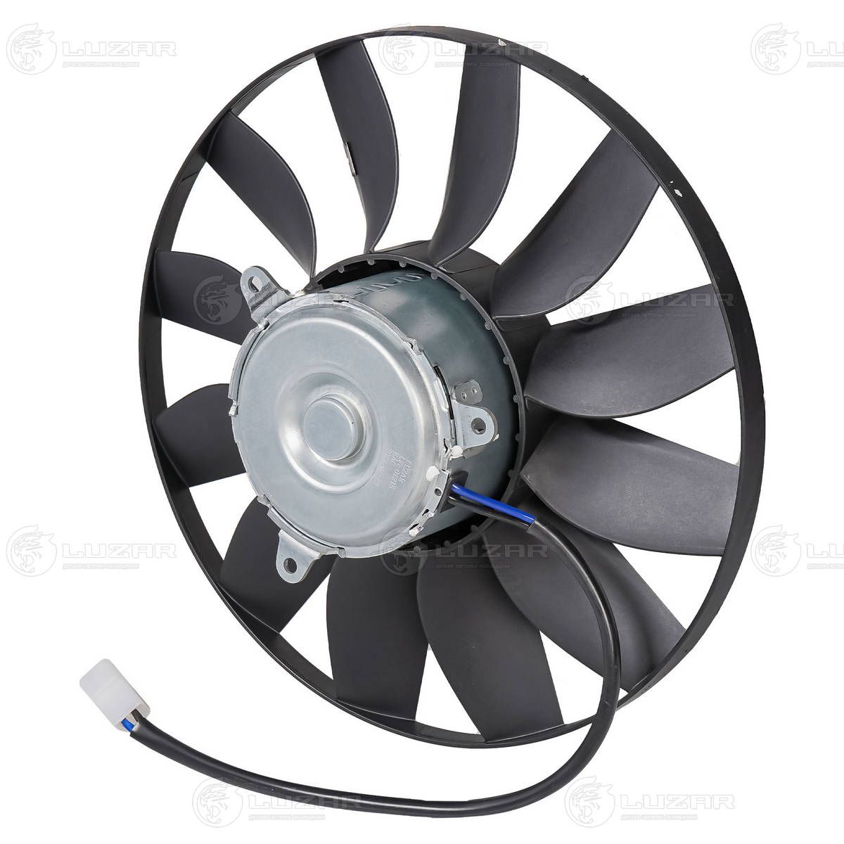 Вентилятор охлаждения радиатора для ВАЗ 21213, 21214, 2131 8-ми лопастной на под�шипнике без кожуха lfc01215 Luzar