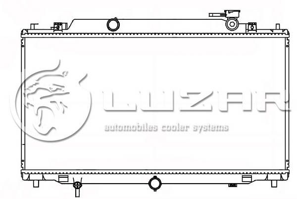 Радиатор системы охлажденияMazda 6 III (12-) M/A (LRc 251PE) lrc251pe Luzar