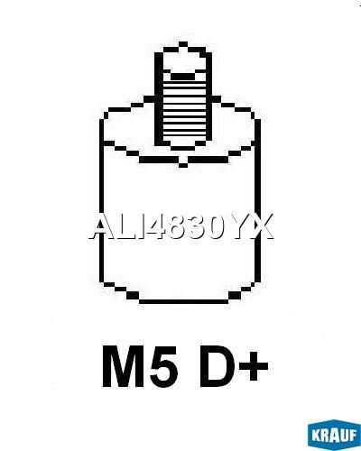 Генератор 90Amp ALI4830YX Krauf