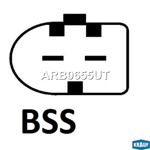 Регулятор напряжения BMW 3(E46) 02- генератора ARB0655UT Krauf