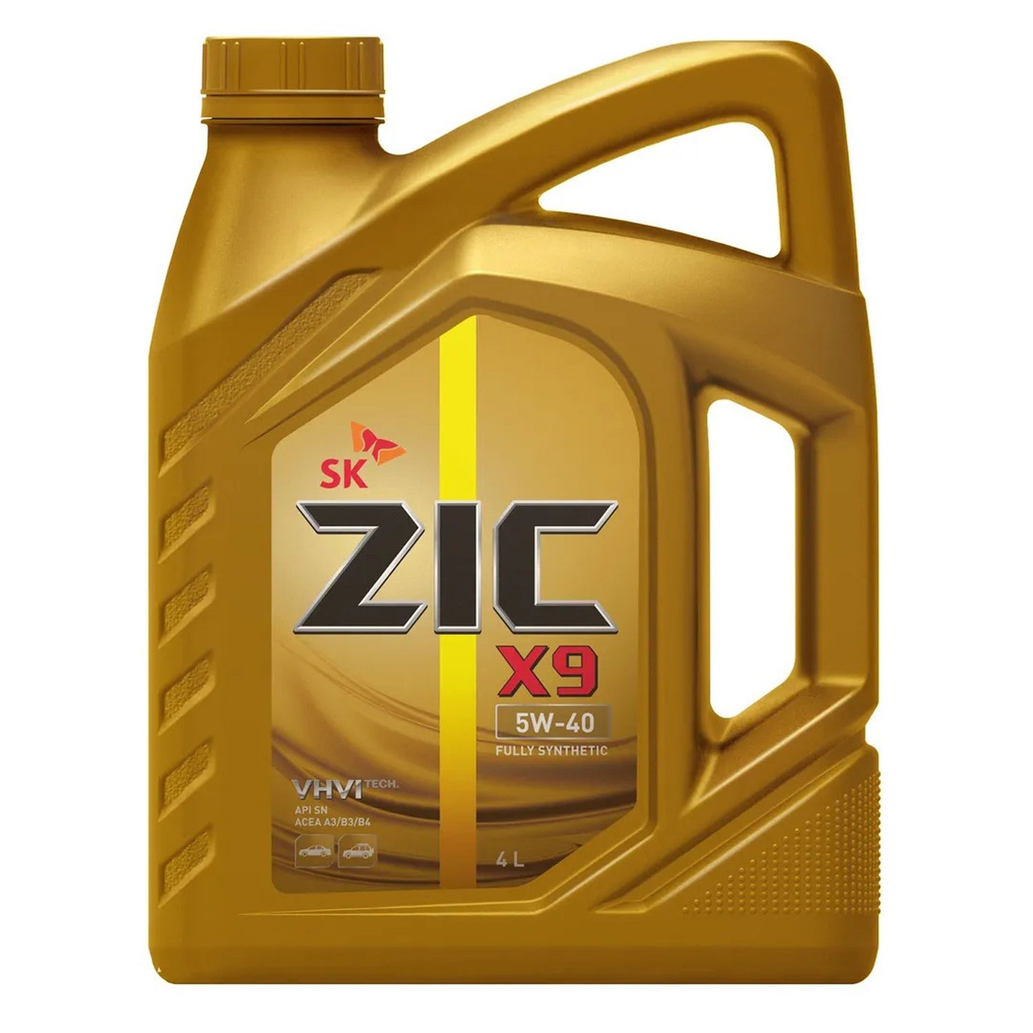 Купить Масло моторное синтетическое ZIC 5W40 XQ/X9, SN/CF, 4л. 162613 .