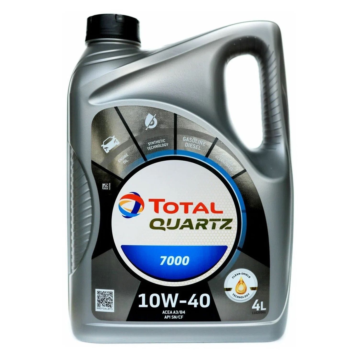 Купить TOTAL Quartz 7000 10W-40, 4л. TR Моторное масло 214107 Total .