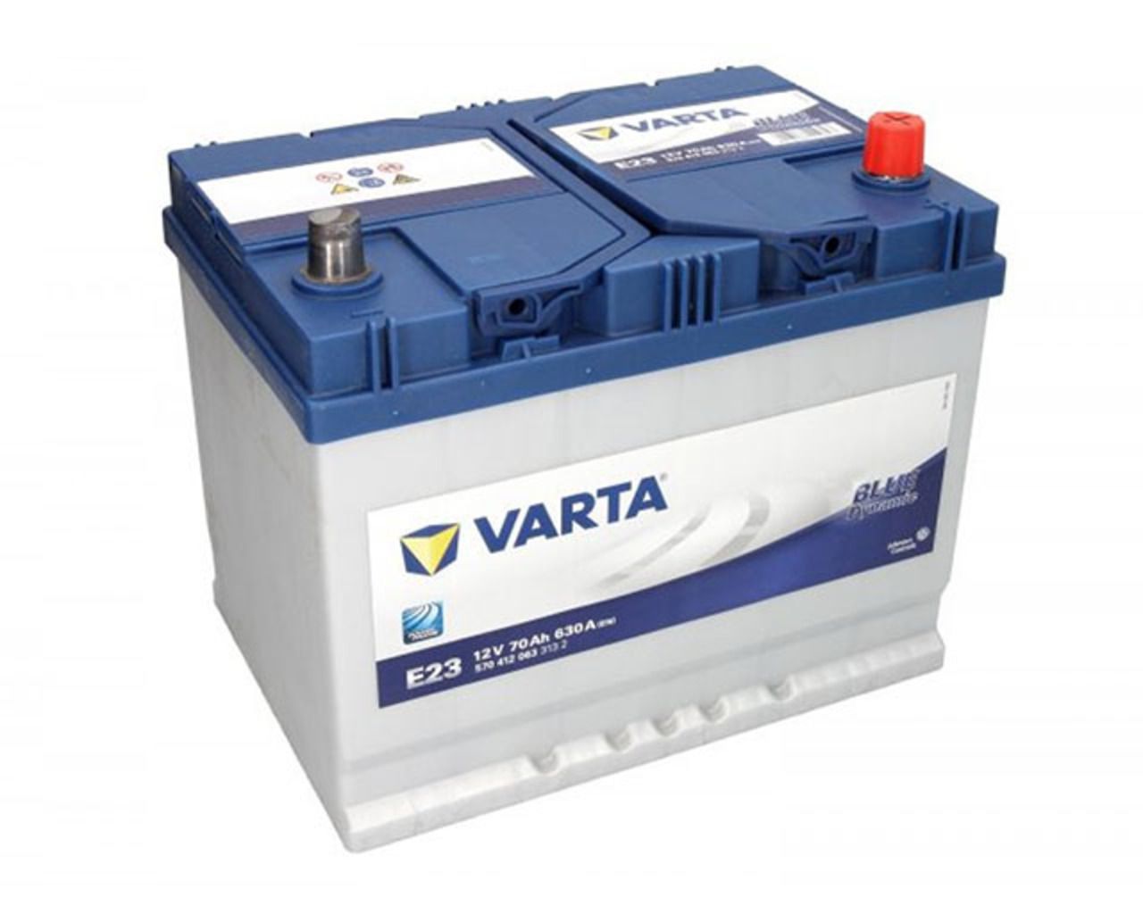 Аккумулятор VARTA Blue Dynamic 70 А/ч обратная R+ E23 261x175x220 EN630 А VARTA 570412063