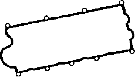 Прокладка, крышка головки цилиндра 440073P Corteco