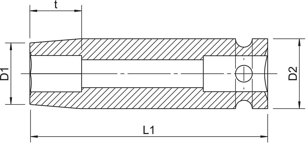 ГОЛОВКА 1/2" УСИЛ ДЮЙМ УДЛ 1/2" 071413482 Wurth