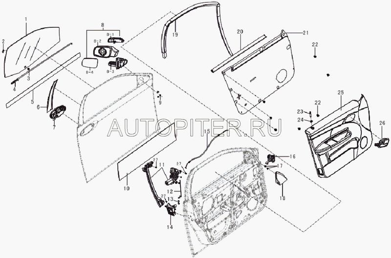 Крышка зеркала Лифан лев l8202103 Lifan