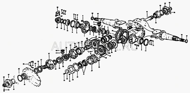 Сальник хвостовика редуктора F2000 85x105x13мм к-т 190003078772 Howo