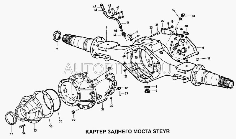 Сапун редуктора STEYR HOWO/Shaanxi 199000330006 199000330006 Howo