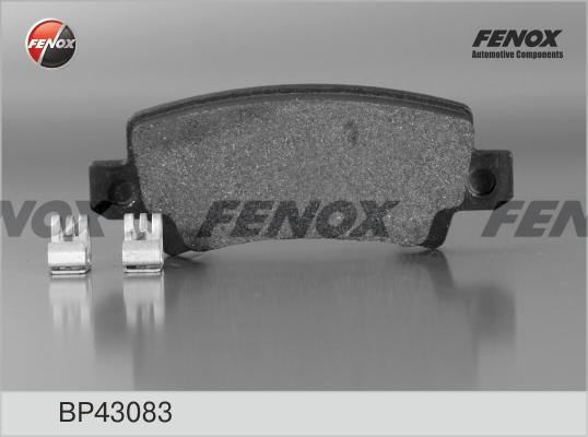 Комплект тормозных колодок, дисковый тормоз BP43083 Fenox