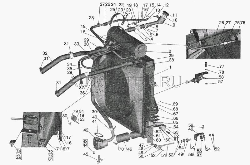 Шланг угловой 642290-1311149 СИЛИКОН (d16/L330х110) расширительного бачка МАЗ 6422901311149 Маз