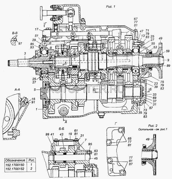 Вал КПП промежуточный для KAMAZ 65115 2001> 141701047 Камаз