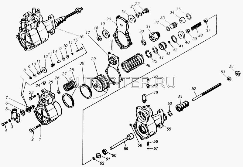 Корпус ПГУ передний Камаз ПАО 53201609515 Камаз