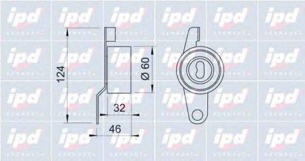 Натяжной ролик, ремень ГРМ 14-0209 Ipd