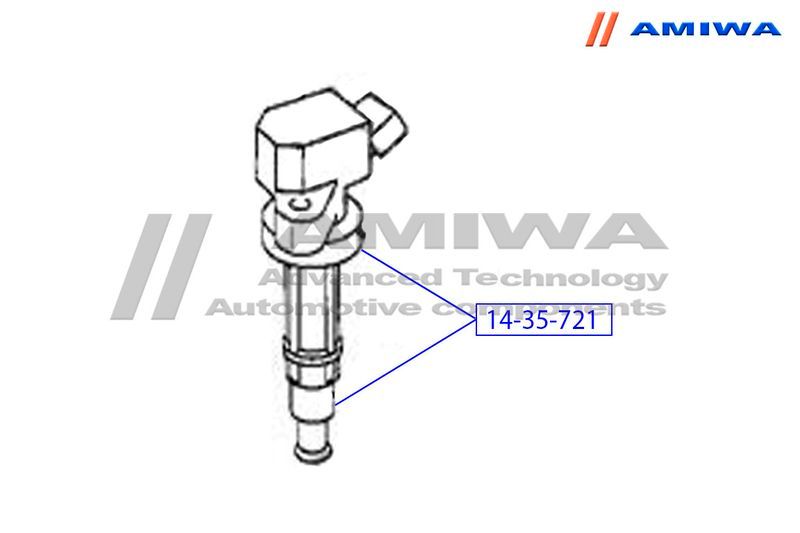 Катушка зажигания для Toyota Sequoia (K3,K4) 2000-2008 1435721 Amiwa