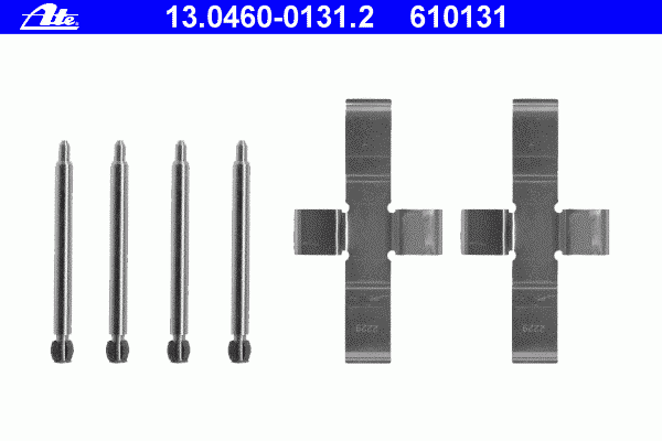 Комплектующие, колодки дискового тормоза 13.0460-0131.2 Ate