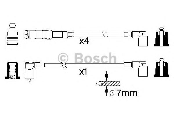 Комплект проводов зажигания 0 986 356 333 Bosch