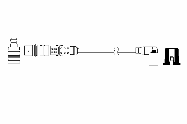 Провод зажигания 0 986 357 729 Bosch