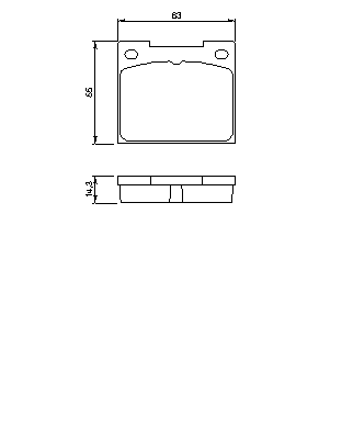 Комплект тормозных колодок, дисковый тормоз 0 986 460 881 Bosch