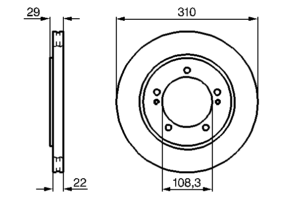 Тормозной диск 0 986 478 839 Bosch