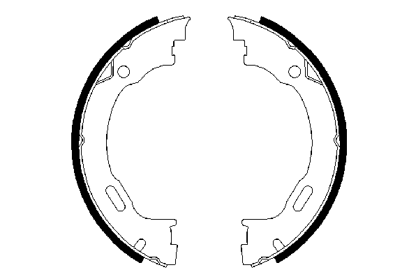 Комплект тормозных колодок, стояночная тормозная система 0 986 487 609 Bosch